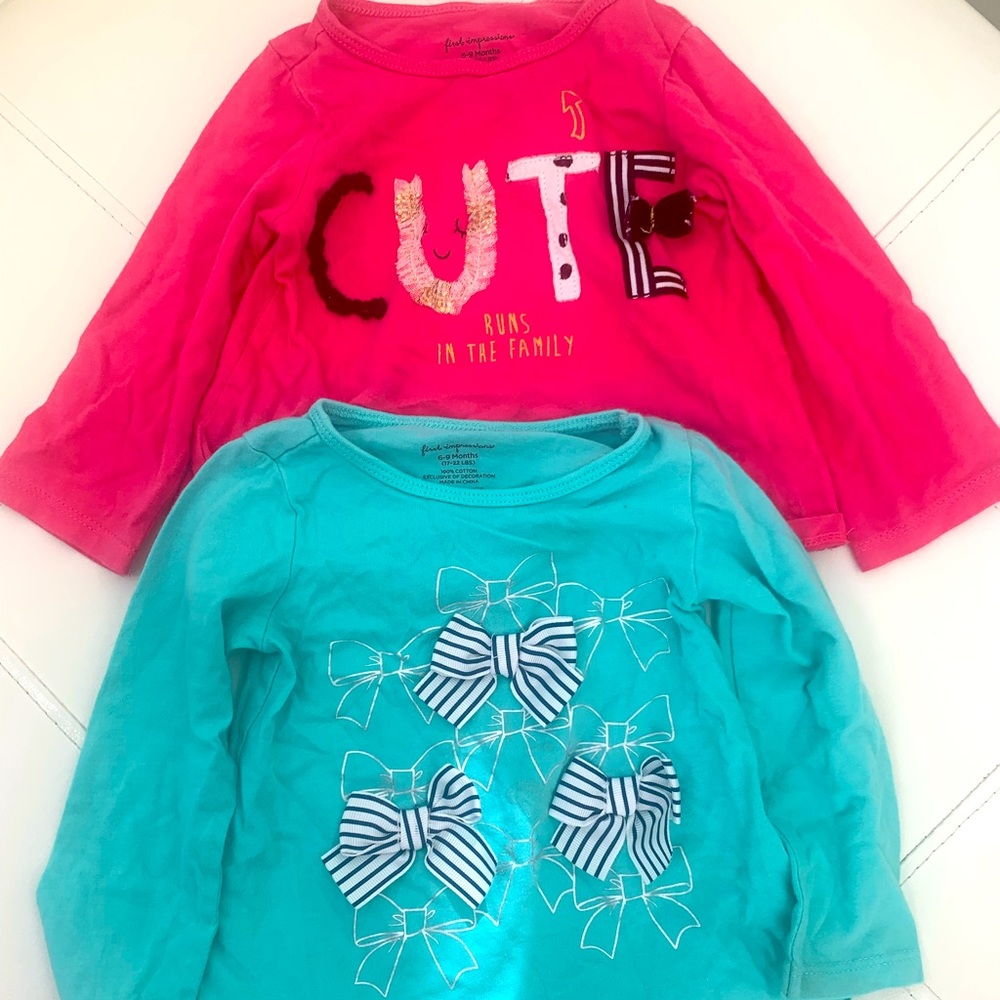 Baby girls cute tops